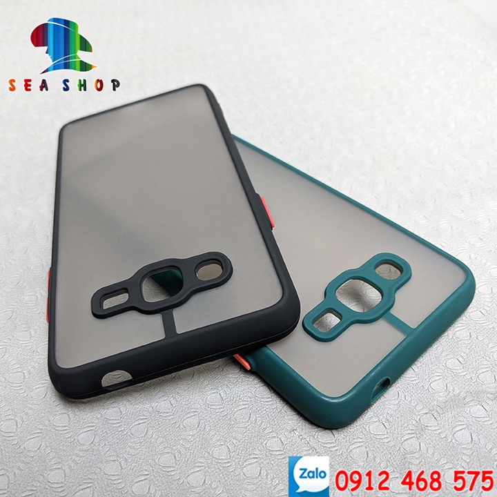 Ốp lưng Samsung J2 Prime - Grand Prime SM-G530- G531 viền nhựa dẻo chống sốc - Mặt lưng nhám - Kính full 9D