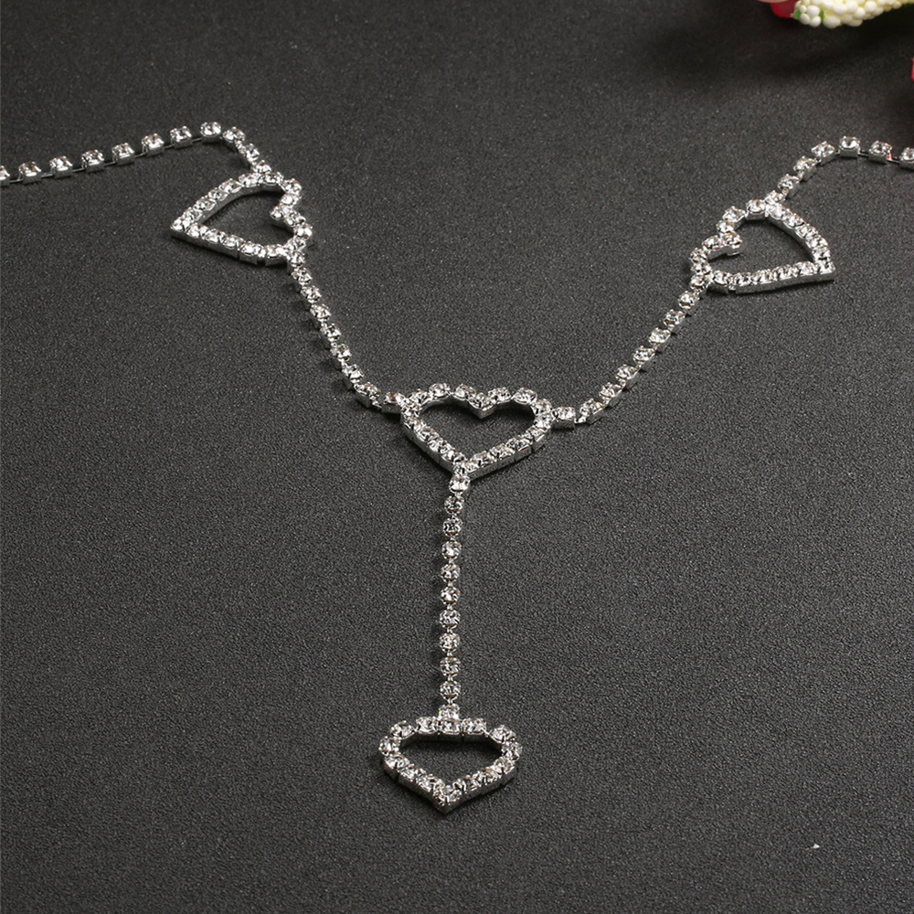 Thắt Lưng Dây Xích Mặt Hình Trái Tim Thời Trang Cho Nữ