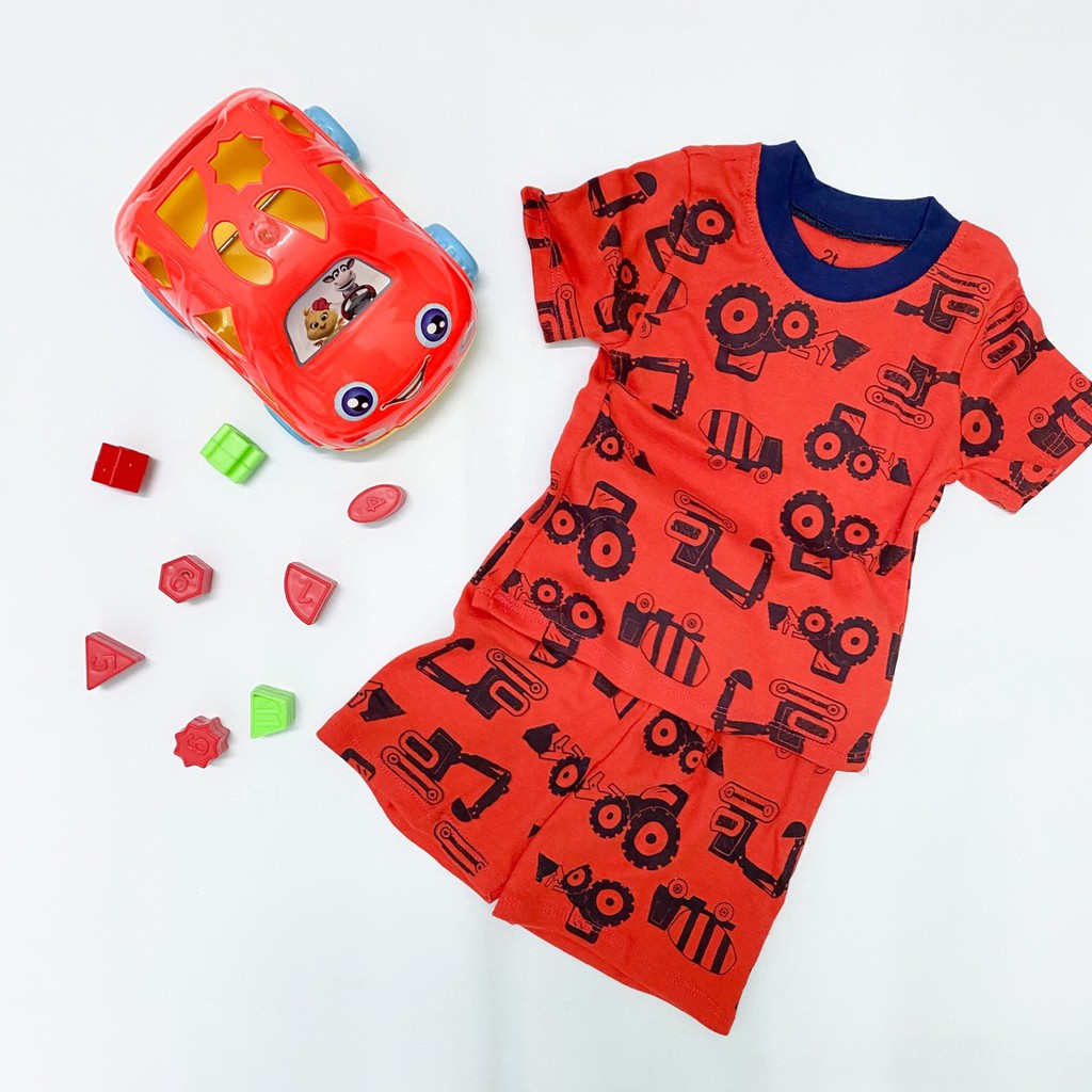 Quần áo trẻ em, bộ cộc tay cho bé trai chất cotton bozip hàng xuất loại 1, mềm mại, thoáng mát - Mẹ Bắp Shop