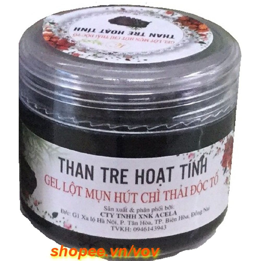 Gel Mặt nạ Lột Mụn Than Tre Hoạt Tính 40g Lccosmetics Chính Hãng.