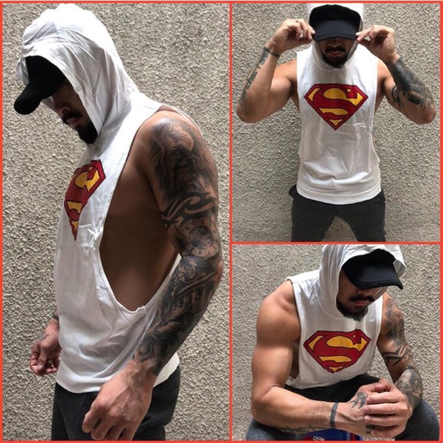 Áo Hoodie In Logo Superman Nhập Khẩu Chất Lượng Cao