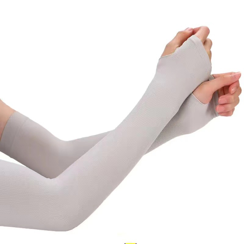 1 Cặp Găng Tay Chống Nắng Tia UV Phản Quang Giữ Ấm Mùa Hè