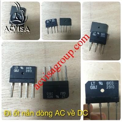 Combo 2 Cầu Đi Ốt Nắn Dòng AC Về DC