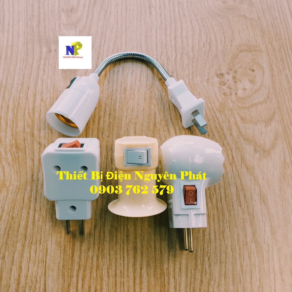 Đuôi Đèn Liền Phích Có Công Tắc - Hàng Tốt