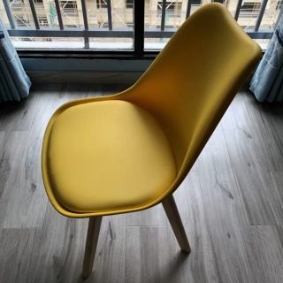 [GIÁ Phân phối Full màu] GHẾ EAMES 4 CHÂN GỖ BỌC DA PP CAO CẤP MẪU MỚI 2019