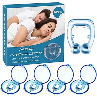 Thiết bị chống ngáy - Kẹp mũi chống ngáy từ tính silicone, Dung dịch ngáy - Thoải mái mũi để giảm ngáy