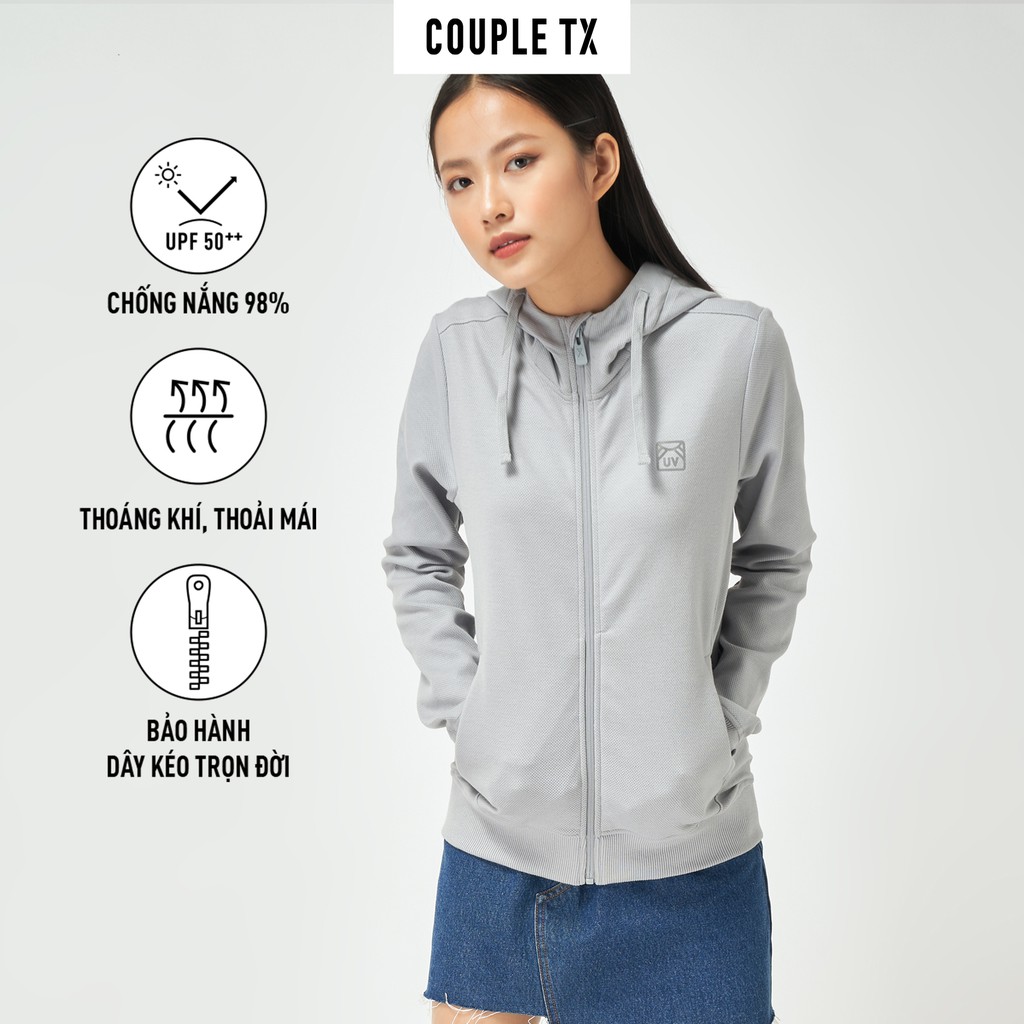 [Mã FAMALLT5 giảm 15% đơn 150k] Áo Khoác UV Thun Nữ Couple TX WOK 2010