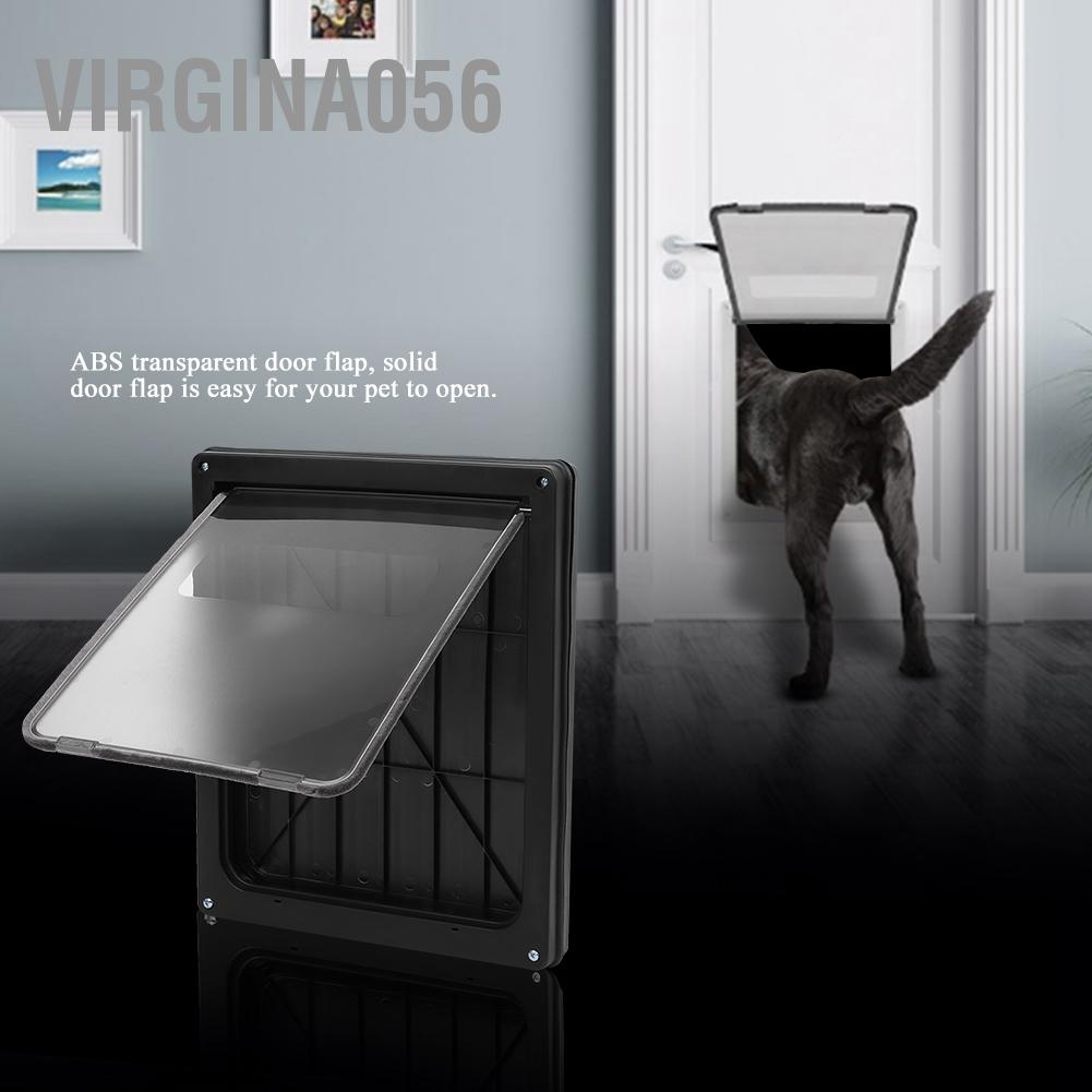 Có thể bán buôn Cửa an toàn cho chó cưng chất lượng tự do đi ra ngoài cho cửa tường dễ dàng lắp đặt Virgina056 Hàng giao ngay