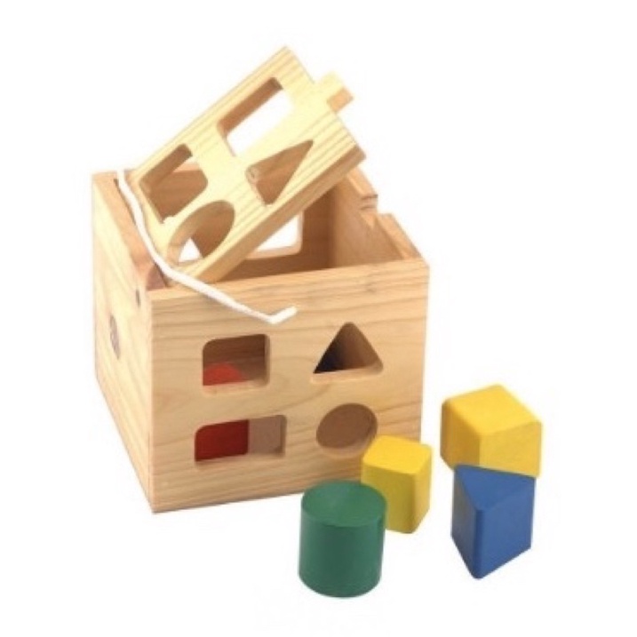 Đồ chơi Hộp thả khối đa năng - Đồ chơi giáo dục gỗ an toàn