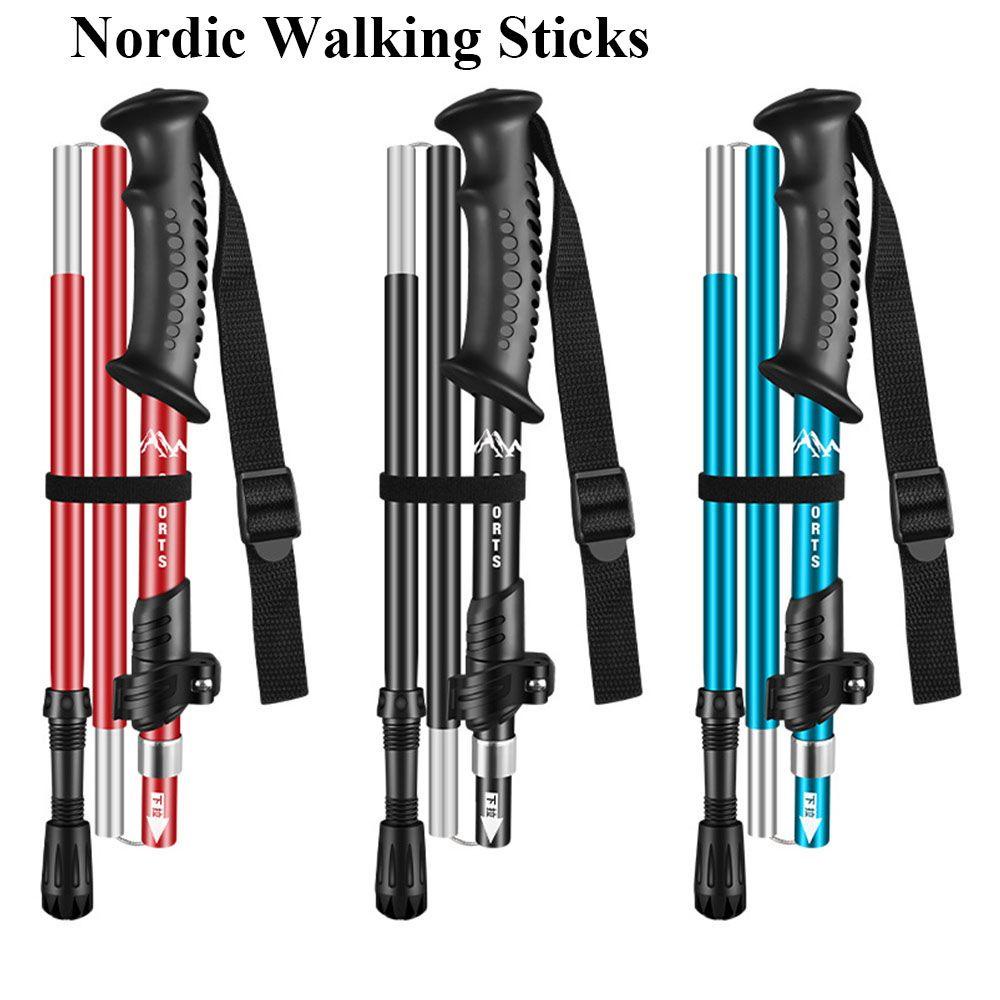 Gậy Đi Bộ Bằng Nhôm Có Thể Gấp Gọn Tiện Dụng