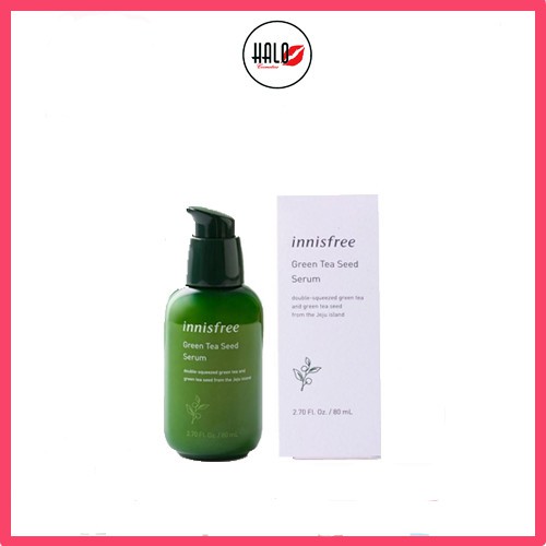 Serum innisfree trà xanh ❤️FREESHIP❤️Tinh chất dưỡng ẩmsâu, phục hồi da mụn Innisfree Green Tea Seed Serum