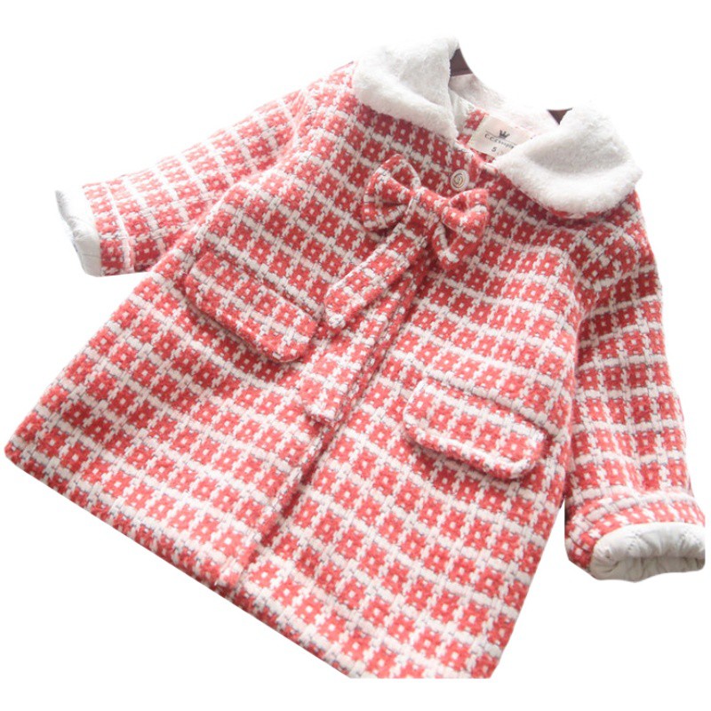 áo khoác dạ bông dày ấm cho em gái 2021