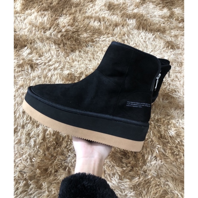 Boots da lộn có lót lông