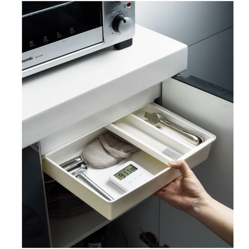 Bộ 2 hộc tủ dán ngăn bàn - Ngăn kéo bàn mini - Bàn sáng tạo lưu trữ đồ