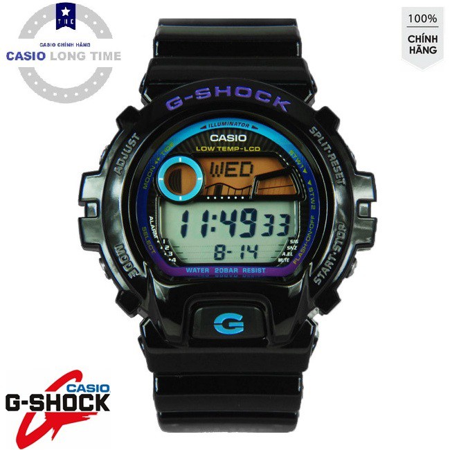 Đồng Hồ Nam Casio G Shock GLX-6900-1DR Dây Nhựa Màu Đen - Có Đồ Thị Thuỷ Triều