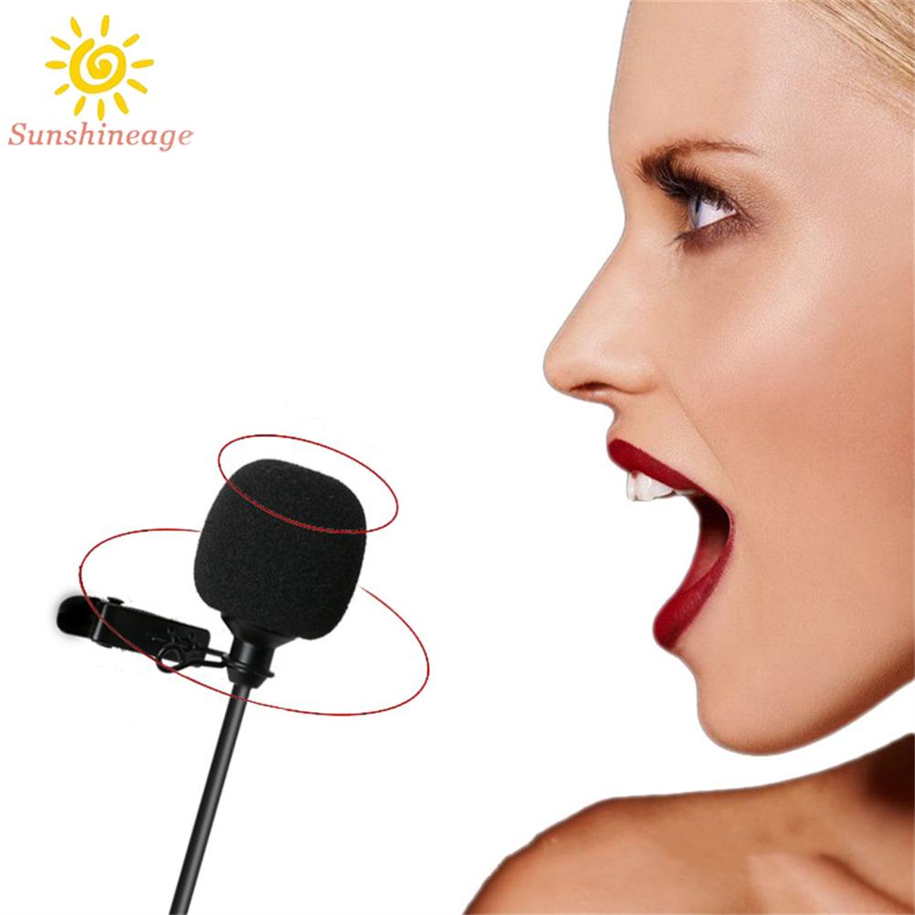 SUNAGE- ~4Pin-XLR 3.5MM Lavalier Lapel Microphone For Sennheiser For Shure Wireless Black【SUNAGE-HOT Fashion】