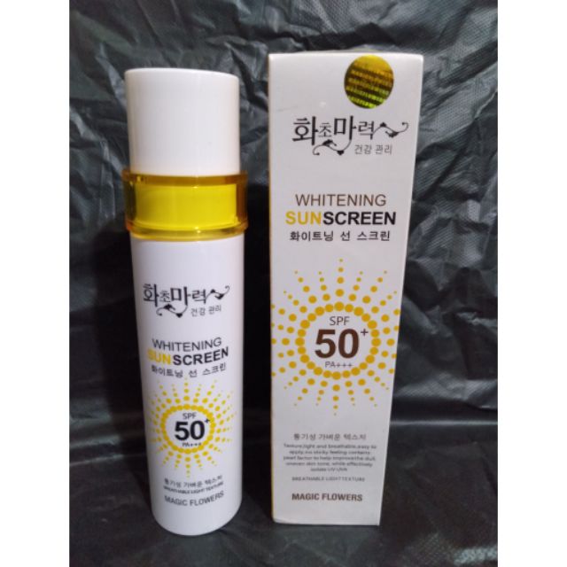 Kèm chống nắng Whitening Sunccreen SPF 50