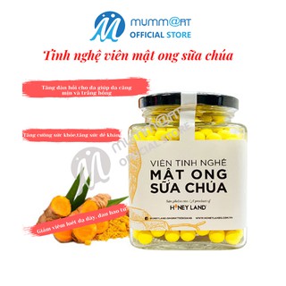 Viên tinh nghệ mật ong sữa chúa 250gram da đẹp và căng mịn