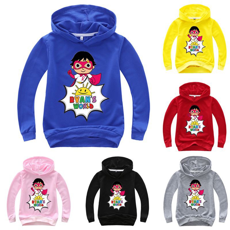 Áo Hoodies Tay Dài Hoạ Tiết Hoạt Hình Đáng Yêu Cho Bé