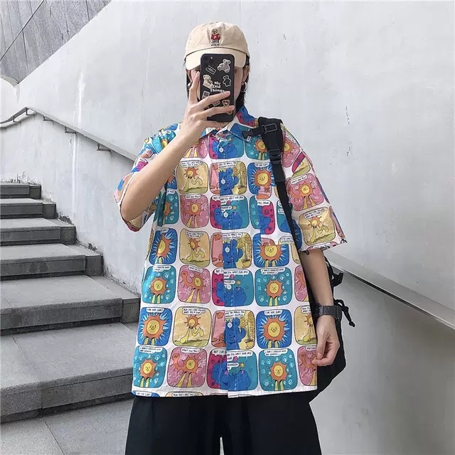 Áo Sơ Mi Ca-Rô Tay Ngắn Thời Trang Dành Cho Nữ Dễ Thương