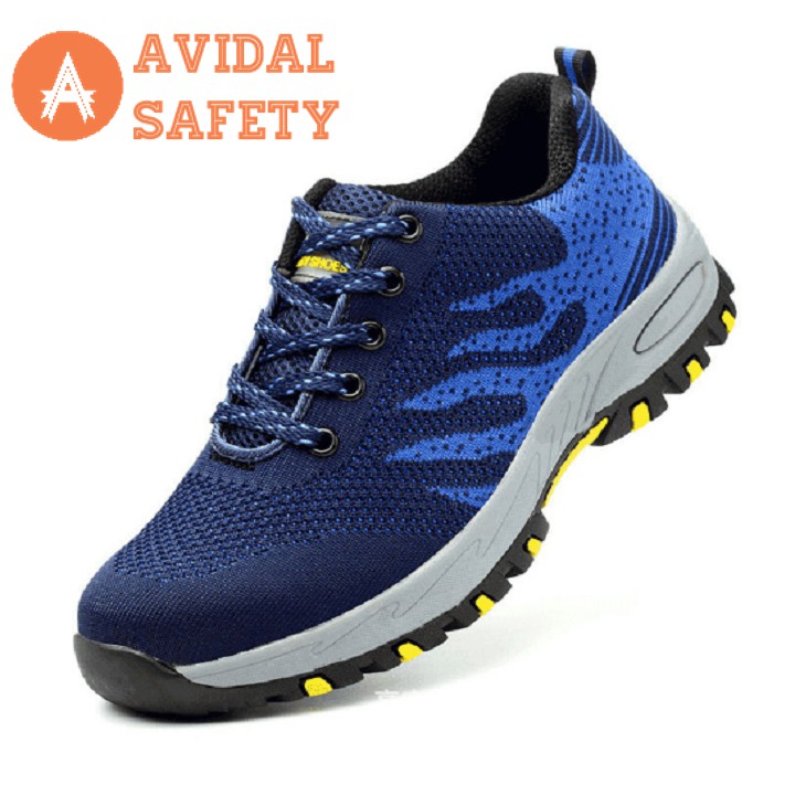 Giày Bảo Hộ Lao Động Siêu Bền Dáng Thể Thao Mũi Sắt, Đế Lót Sắt Bảo Vệ Chân Tuyệt Đối | BigBuy360 - bigbuy360.vn