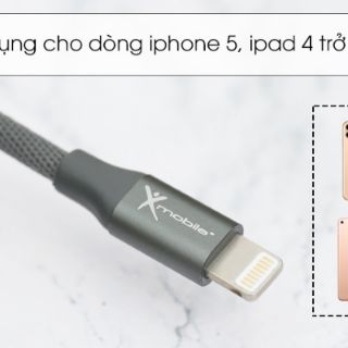 Cáp Lightning 1m Xmobile LTL-01 Xanh rêu