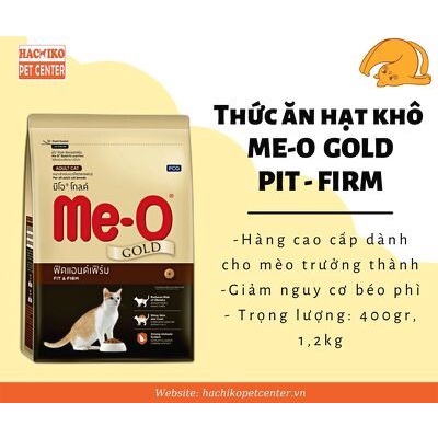 400g - Thức ăn khử mùi hôi, giữ dáng cho mèo Me-o Gold 3 VỊ