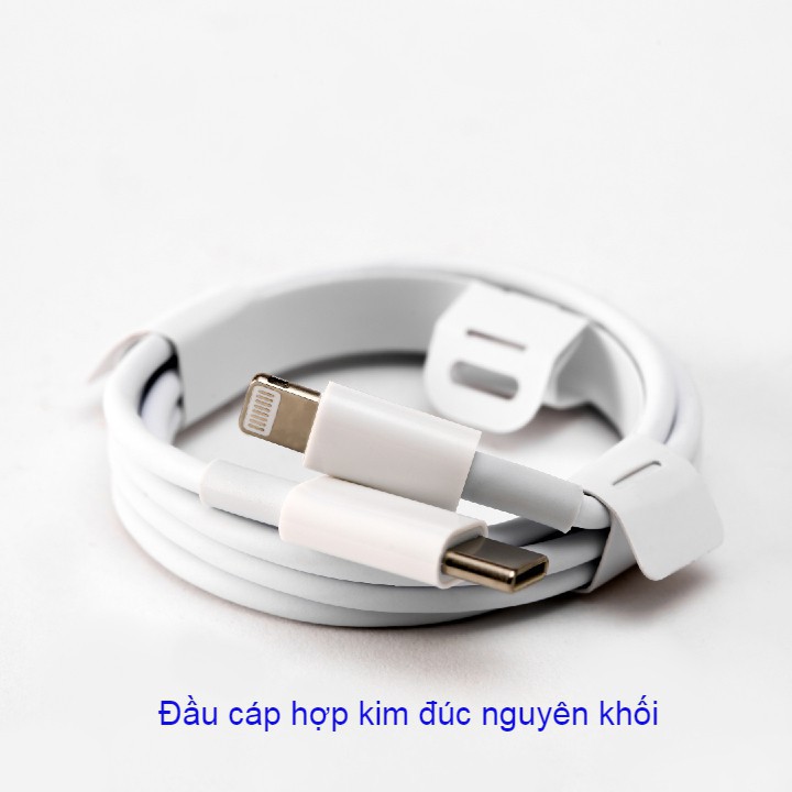 Bộ sạc nhanh iphone 18W, cáp TypeC to Lightning cho IP 5/6/7/8/X/11/12