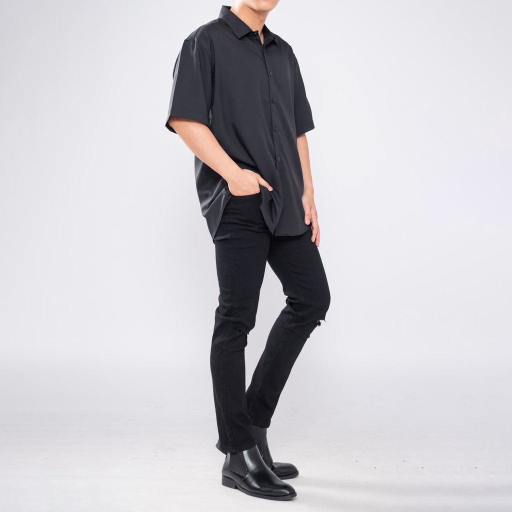Quần bò skinny rách gối nam đen bigsize MALTRIK chất jeans cao cấp co dãn 4 chiều cực đẹp có size lớn