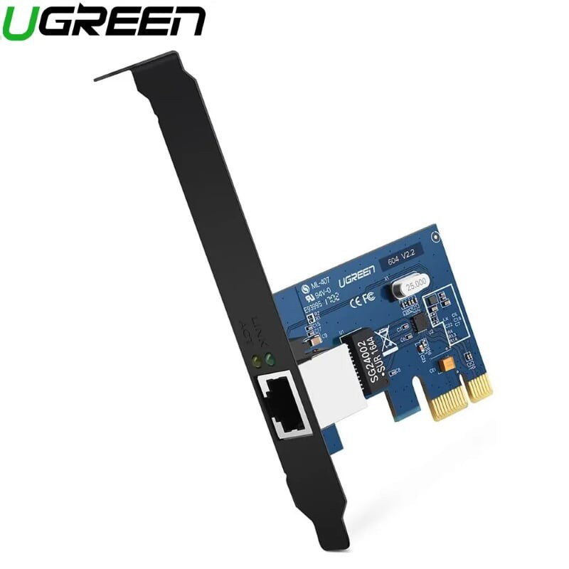 Ugreen 30771 card mạng PCI-e 1x Gigabit 10 100 1000 Mbps US230 | BigBuy360 - bigbuy360.vn