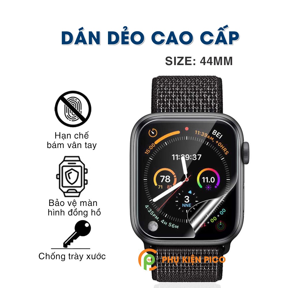 Dán màn hình Apple Watch Series 6/Apple Watch SE 40mm 44mm dẻo trong suốt – Dán dẻo Apple Watch