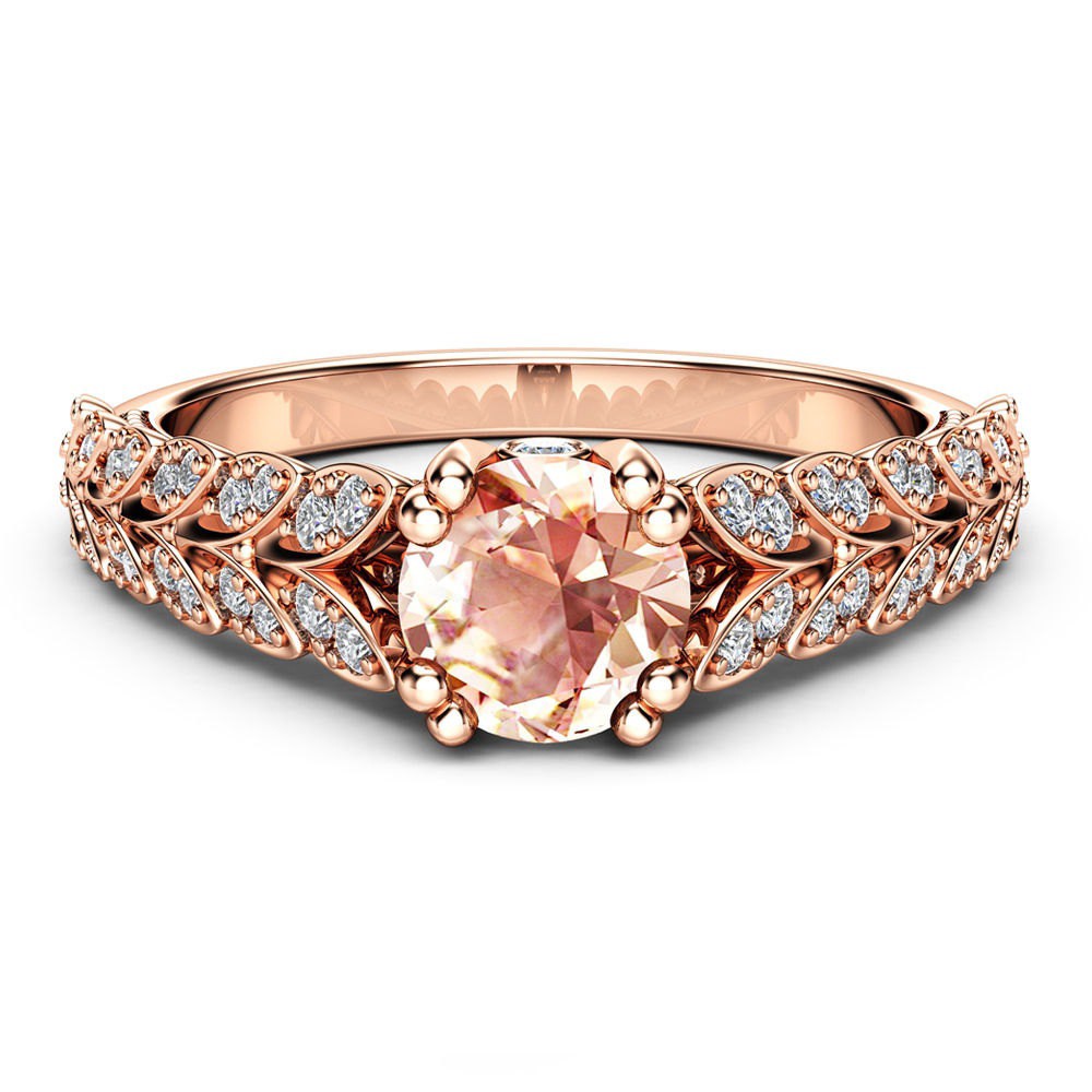 Nhẫn đeo tay kim loại đính đá nhân tạo màu thanh lịch cho nữ