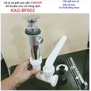 VẢ LAVABO CHO VÒI NÓNG LẠNH CAESAR KAG-BF603