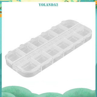 Hộp chia 12 ngăn đựng kim cương nhân tạo làm tranh đính đá