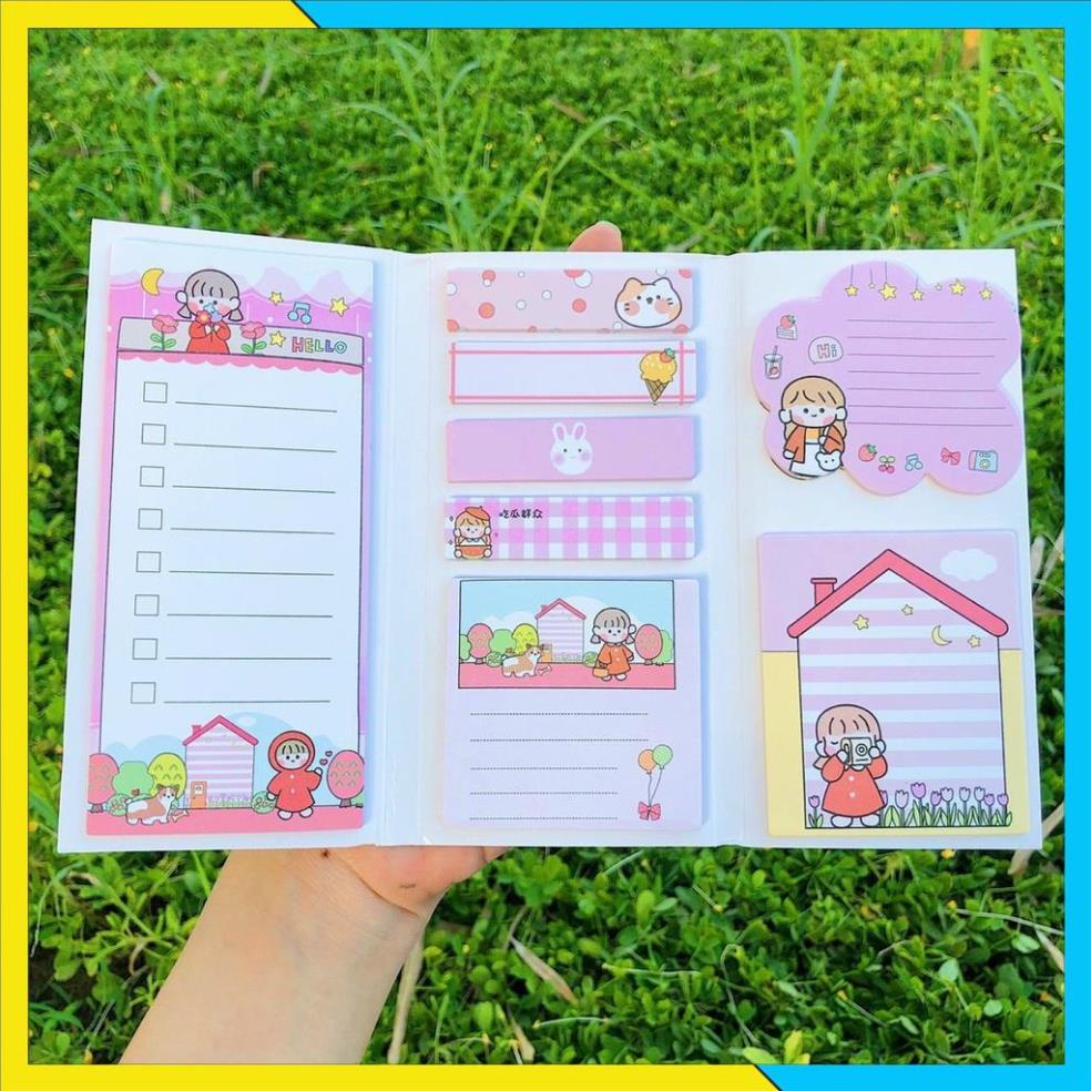 [FREESHIP] Giấy note/giấy ghi chú 3 xấp cute