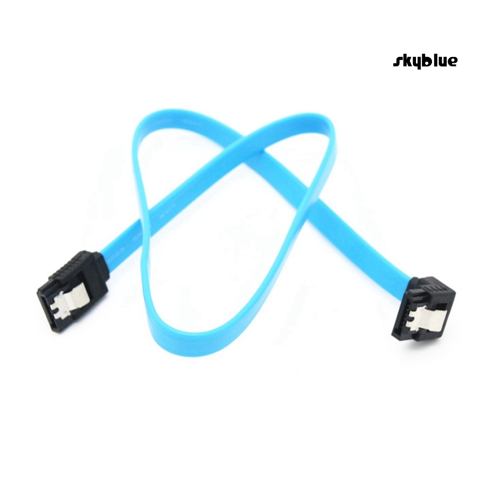 [SK]50cm Right Angle Elbow 6Gbps Series ATA SATA 3.0 Data Cable for Hard Disk Drive