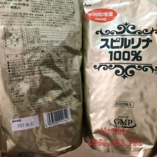 Tảo xoắn spirurila túi 2400 viên