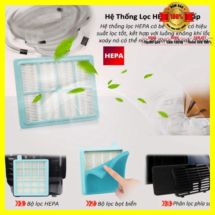 Máy hút bụi gia đình thương hiệu Philips FC8471/81 công suất 1400W hộp chứa bụi 1.5L - Bảo hành 12 thángg | BigBuy360 - bigbuy360.vn