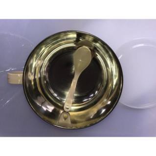 Tô inox 2 Lớp 300ML Chống Nóng Có Đậy Giữ Nhiệt Ăn Mì Đựng Cơm Kèm Thìa
