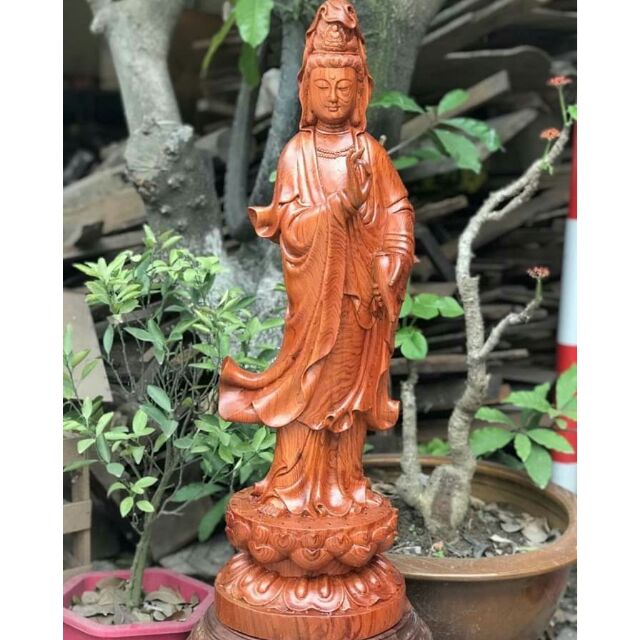 Tượng phật bà quan âm cao 40cm