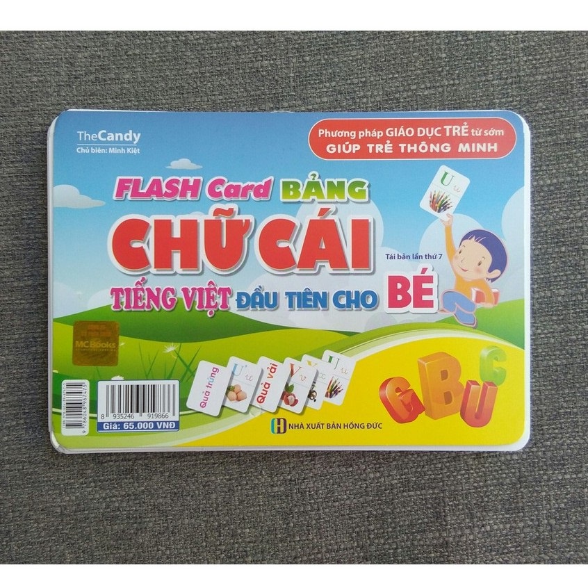Sách Flashcard Dạy Trẻ Theo Phương Pháp Glenn Doman - Bảng Chữ Cái Tiếng Việt Đầu Tiên Cho Bé