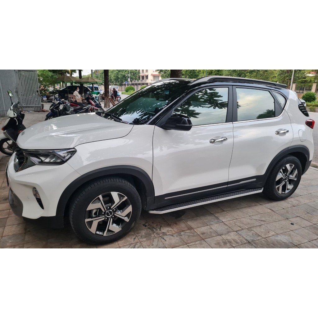 Bậc lên xuống, bệ bước chân Kia Sonet 2021 - 2022 mới nhất. Mẫu đúc Cao cấp MH