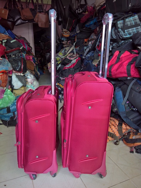 Vali vải bố 4 bánh cao cấp có đủ size 20,24,28, xoay 360