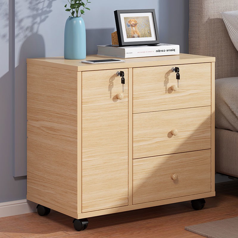 Tủ đầu giường Phòng ngủ hiện đại đơn giản nhỏ đựng đồ giả gỗ Bắc Âu Kệ để | BigBuy360 - bigbuy360.vn