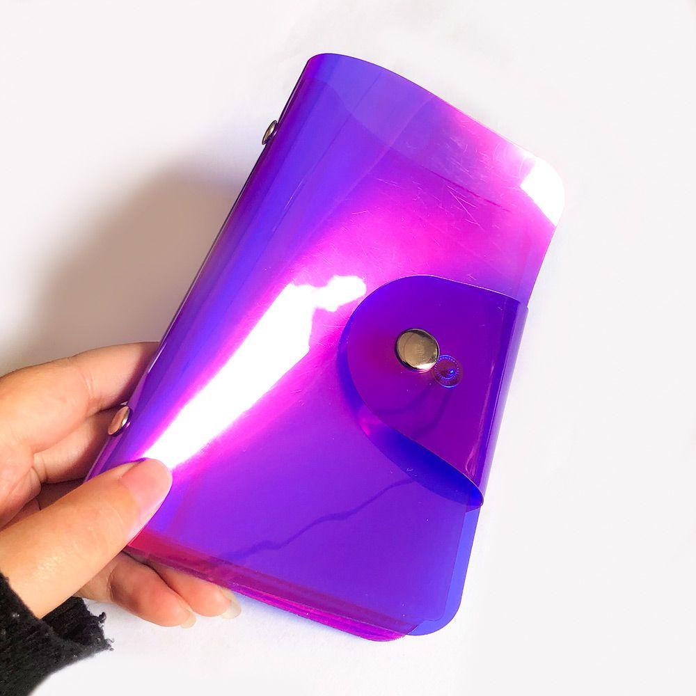 FORBETTER Túi Rỗng Đựng Thẻ Tem In Móng Tay Nghệ Thuật 20 Ngăn Bằng Thép Laser Hình Chữ Nhật
