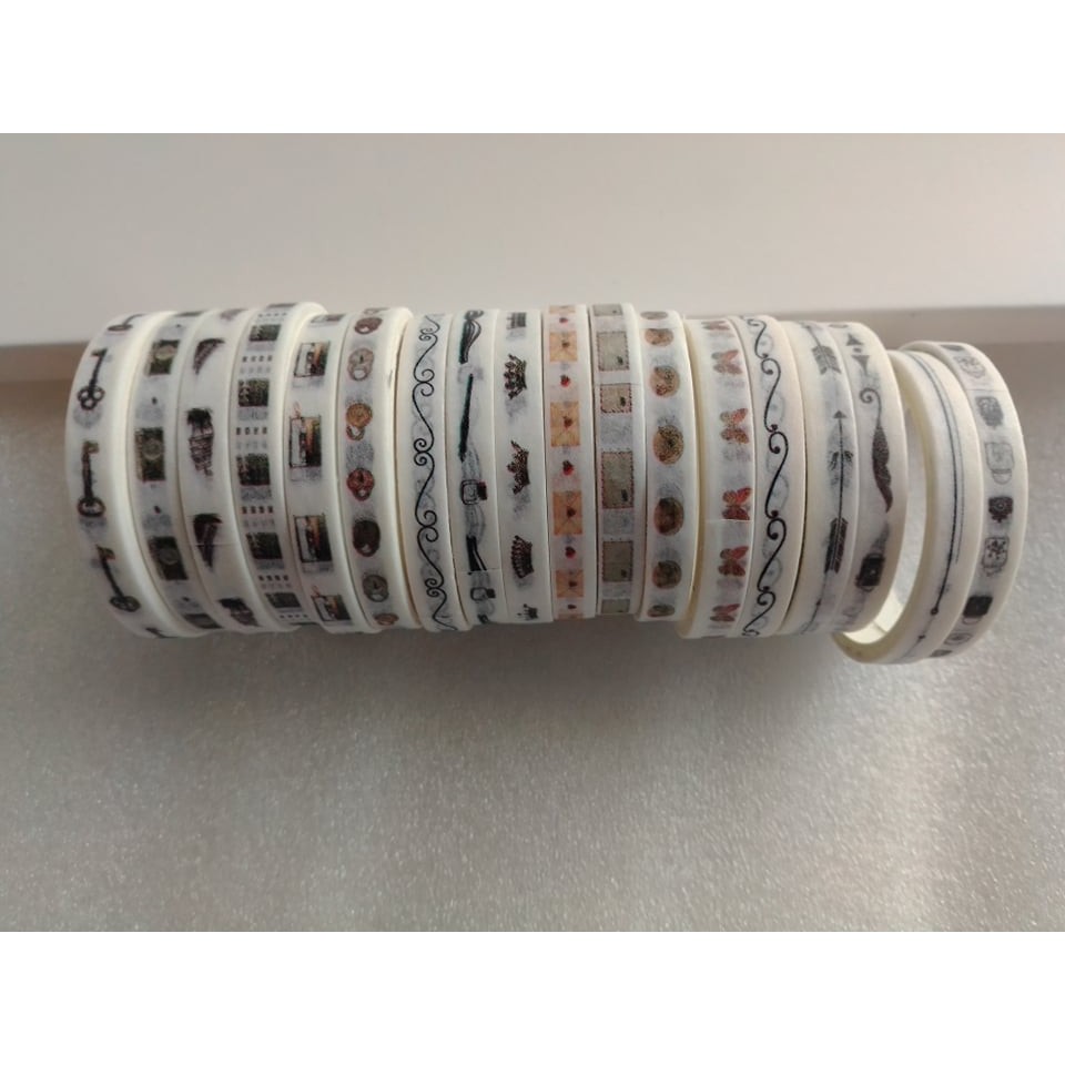 SIÊU RẺ Băng keo Washi tape phong cách VINTAGE