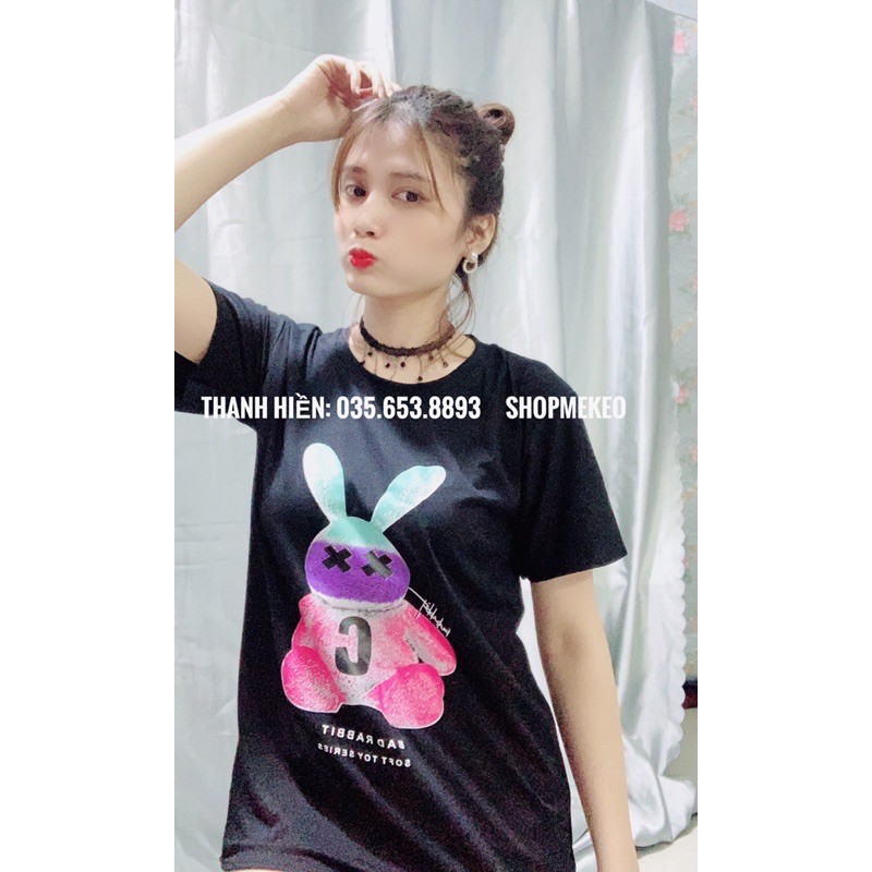 ❤❤áo phông nữ,áo thun in hình gấu thỏ siêu cute freesize 38-58kg