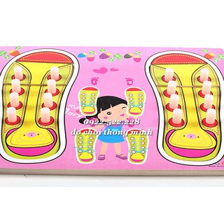 BẢNG BUỘC DÂY GIẦY LOẠI TO