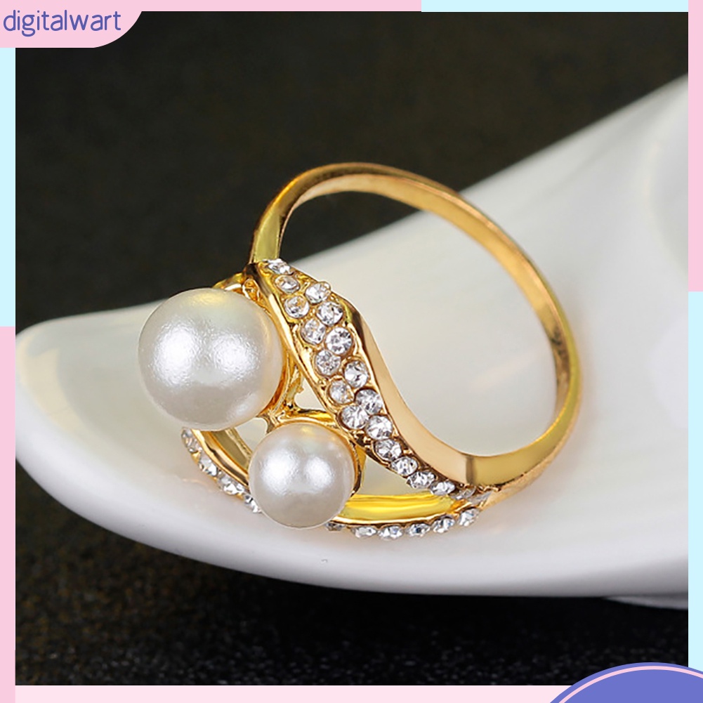 Set Trang Sức Đính Ngọc Trai Nhân Tạo Sang Trọng Thanh Lịch Dành Cho Nữ