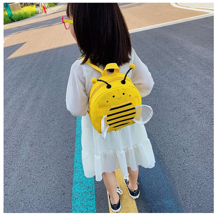 Balo Cho Bé Gái Bé Trai Mẫu Giáo ❤️ Ba lo Trẻ Em Hình Con Ong Ngộ Nghĩnh, Dễ Thương